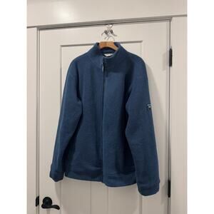 Orvis Blue Fleece Jacket Large